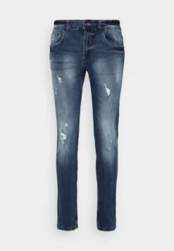 Redefined Rebel Stockholm Destroy - Slim Fit Jeans - True Blue -Redefined Rebel ee9812fd7a5e4fc08fffbc2d8966865c