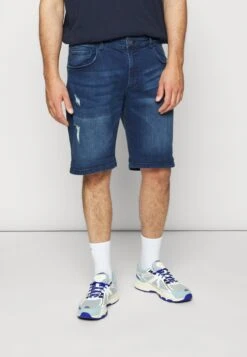 Redefined Rebel Oslo Destroy Plus - Jeansshort - Ocean Blue -Redefined Rebel eefd0be8b5494854b8f0de7b7104ad51