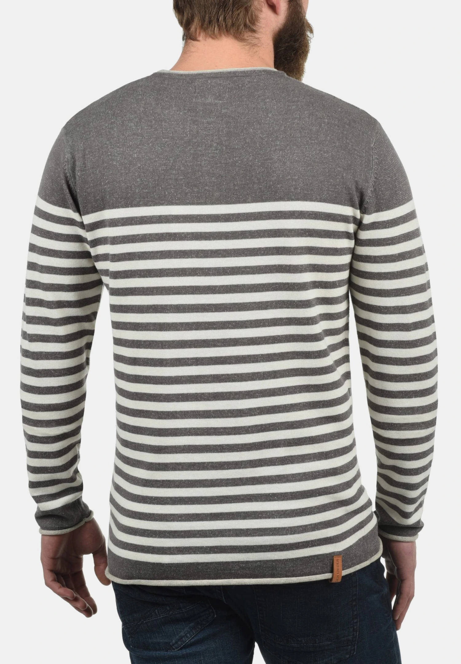 Redefined Rebel Mannix - Sweater - Mid Grey 4 Redefined Rebel Mannix - Sweater - Mid Grey - Afbeelding 2