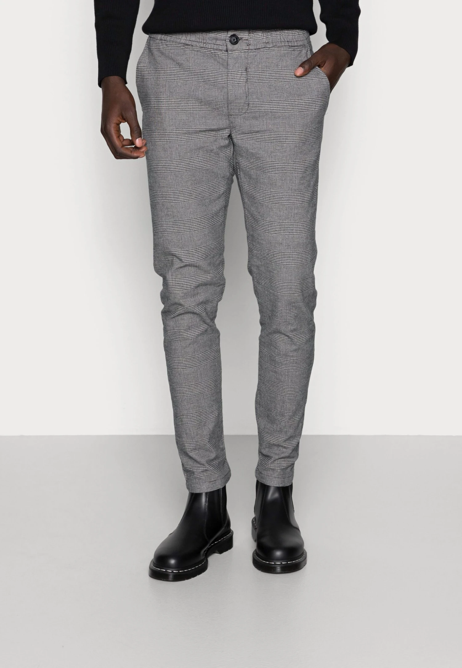 Redefined Rebel Rrking- Chino - Grey Check 3 Redefined Rebel Rrking- Chino - Grey Check