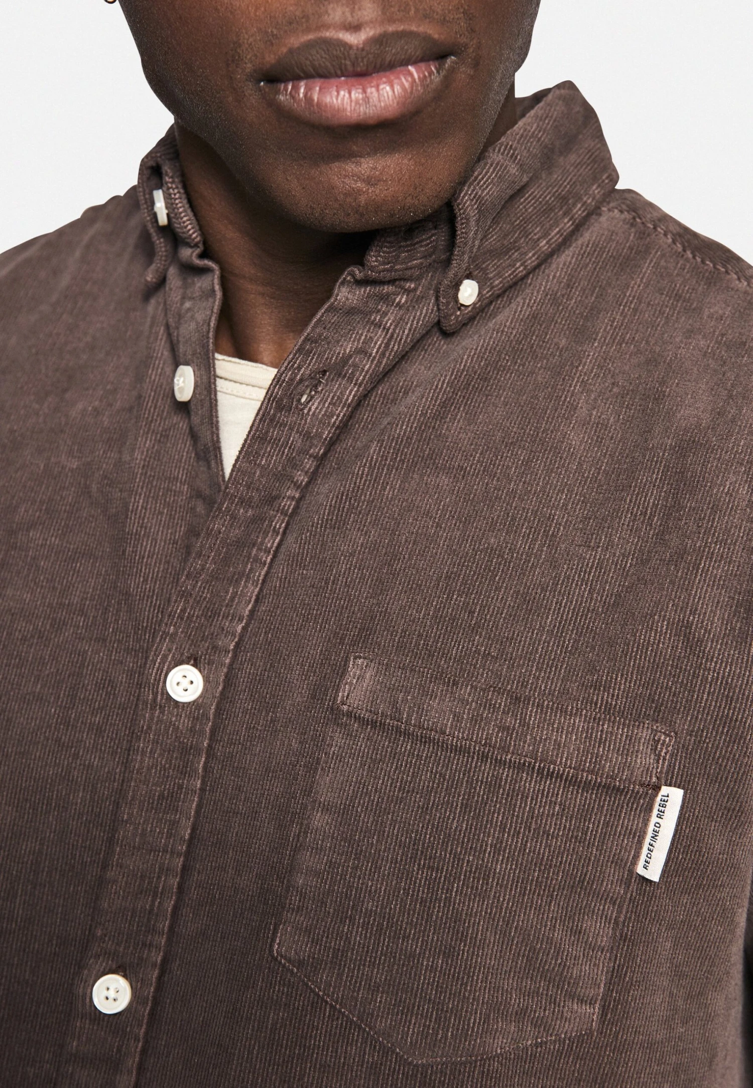 Redefined Rebel Rrpark- Overhemd - Chocolate Brown 6 Redefined Rebel Rrpark- Overhemd - Chocolate Brown - Afbeelding 4