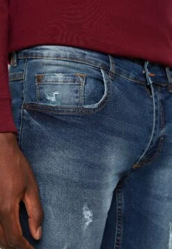 Redefined Rebel Stockholm Destroy - Slim Fit Jeans - True Blue -Redefined Rebel fcaaf26985904d2d8175259051089e64